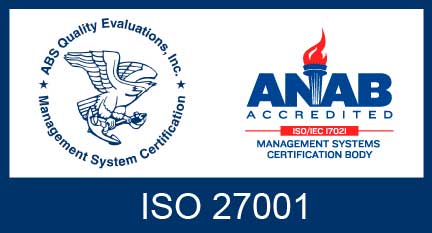 Selo ANAB ISO 27001